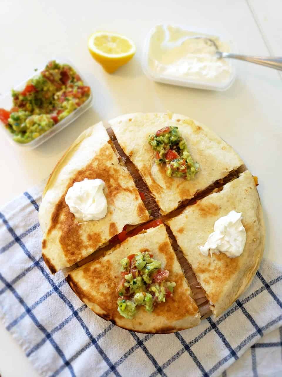 Quesadillas mit Hähnchenfilet