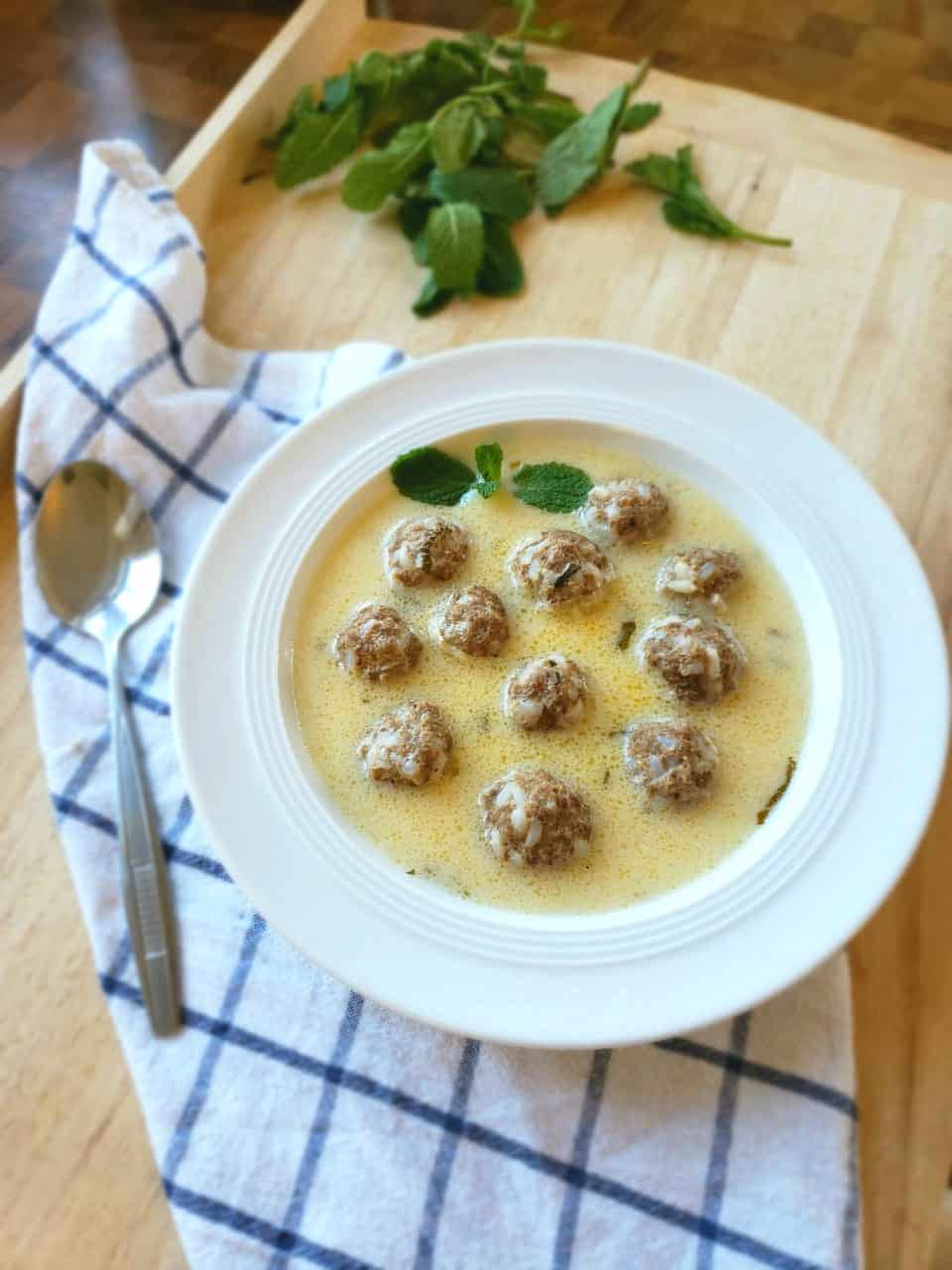 Cremige Hackbällchen Suppe