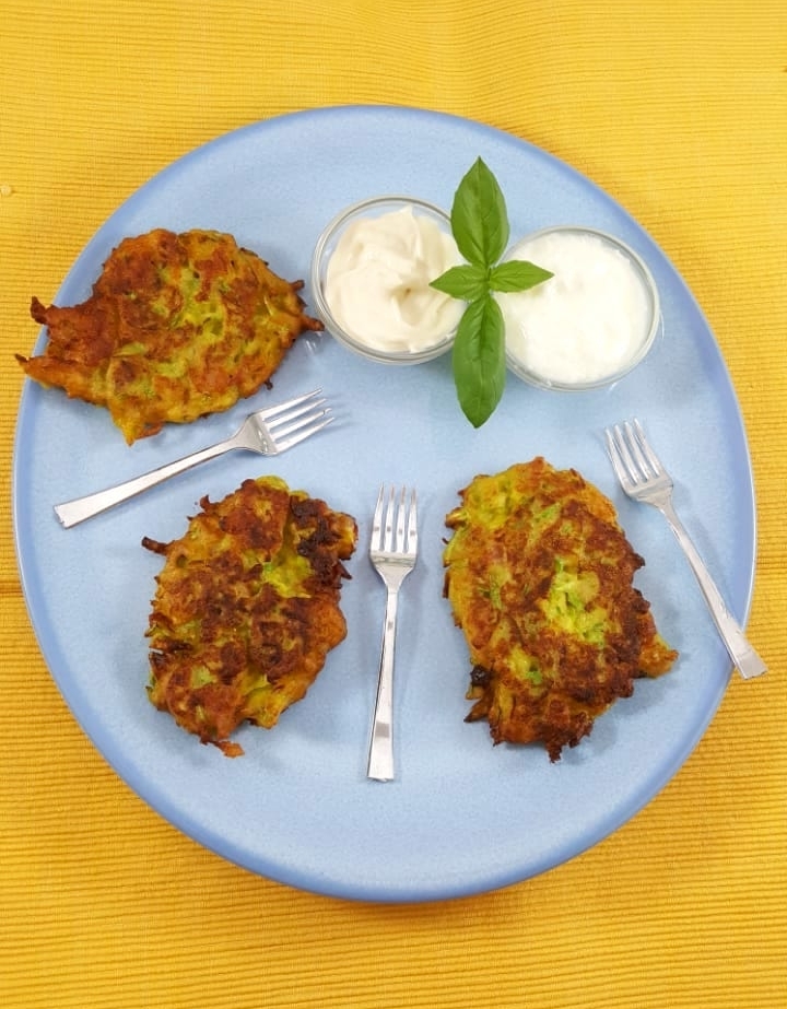 Mini-Zucchinipfannkuchen