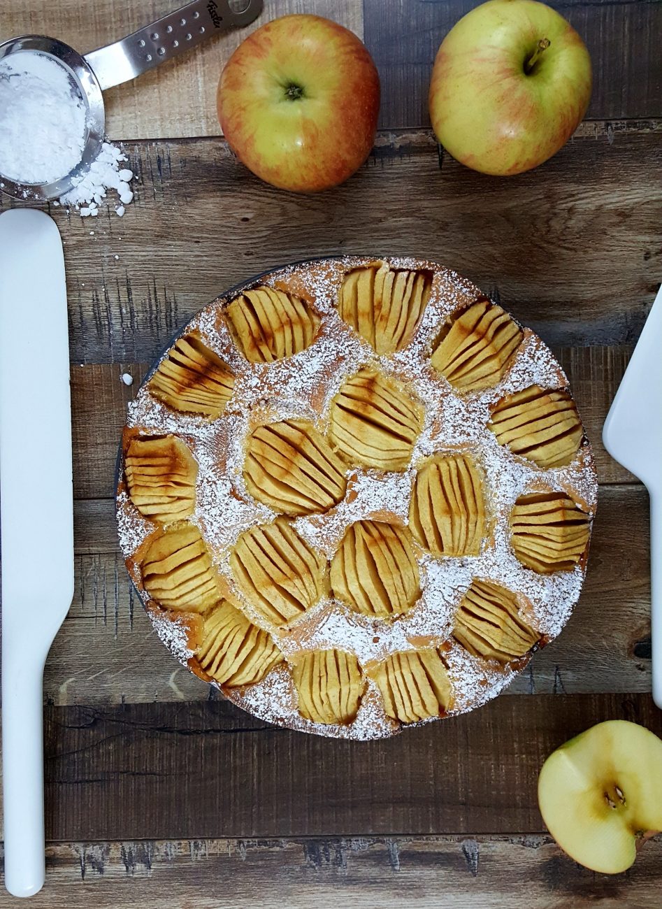 Versunkener Apfelkuchen