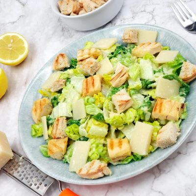 Caesar Salad mit Huhn – original Rezept